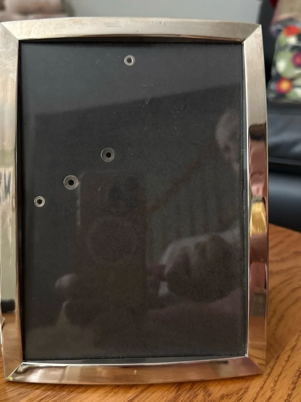 Crate&Barrel Silver Picture Frame